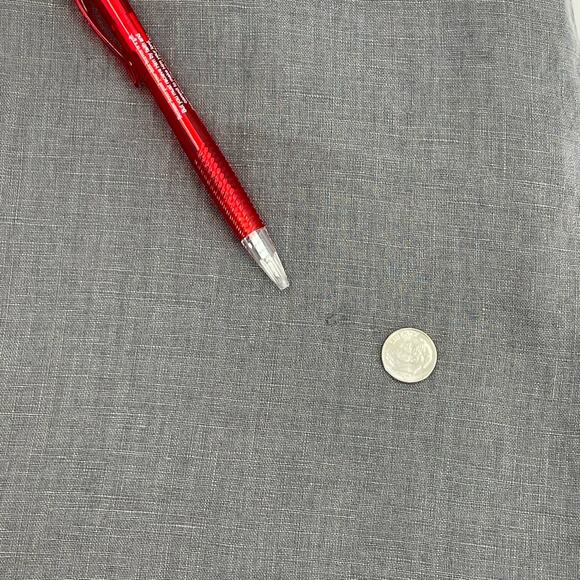 Ellen Tracy 100% Linen Blouse, Gray, NWT, Sz. S, PULLED THREAD - Picture 16 of 16